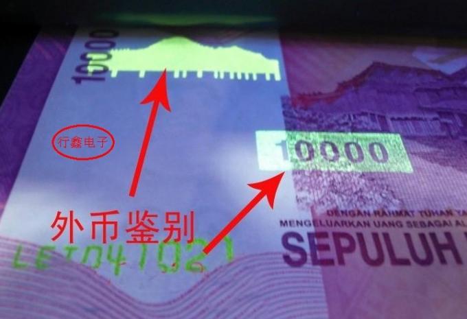 Portable UV +MG Counterfeit Money Detector with 3*5MM White light