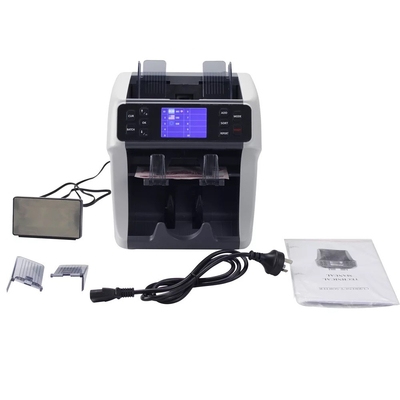 FMD-900 mixed currency value counter bill sorter fitness banknote sorter money sorting machine two pocket with dual CIS