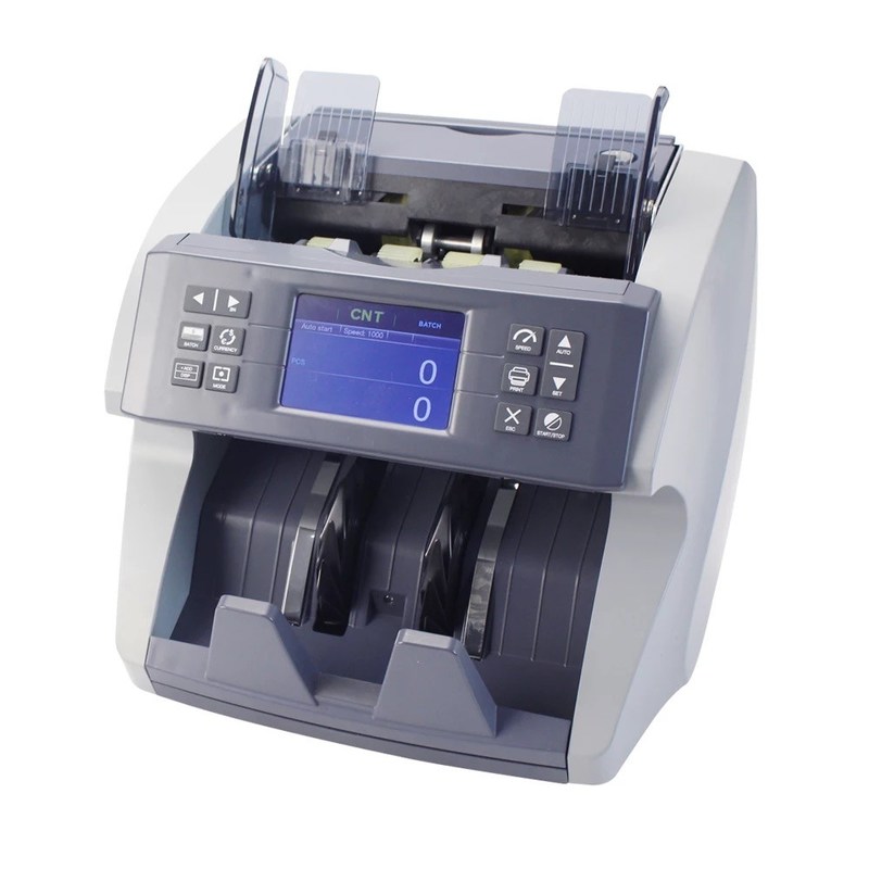 FMD880 bill counter and sorter front loading value counter dual CIS