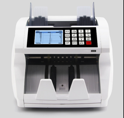 cash counter machine note counting machine with fake note detector and value counter
