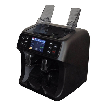 FMD-900 two-pocket banknote counter two pockets currency handling equipment bank  mix denomination value counter sorter