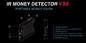 Infrared Portable Mini Multi Currency Money Detector Built-In Lithium Battery for any currencies