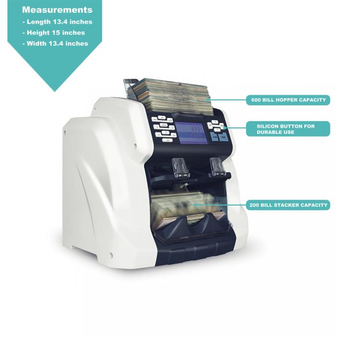 FMD160 two pocket mix value counting machine value money counter for